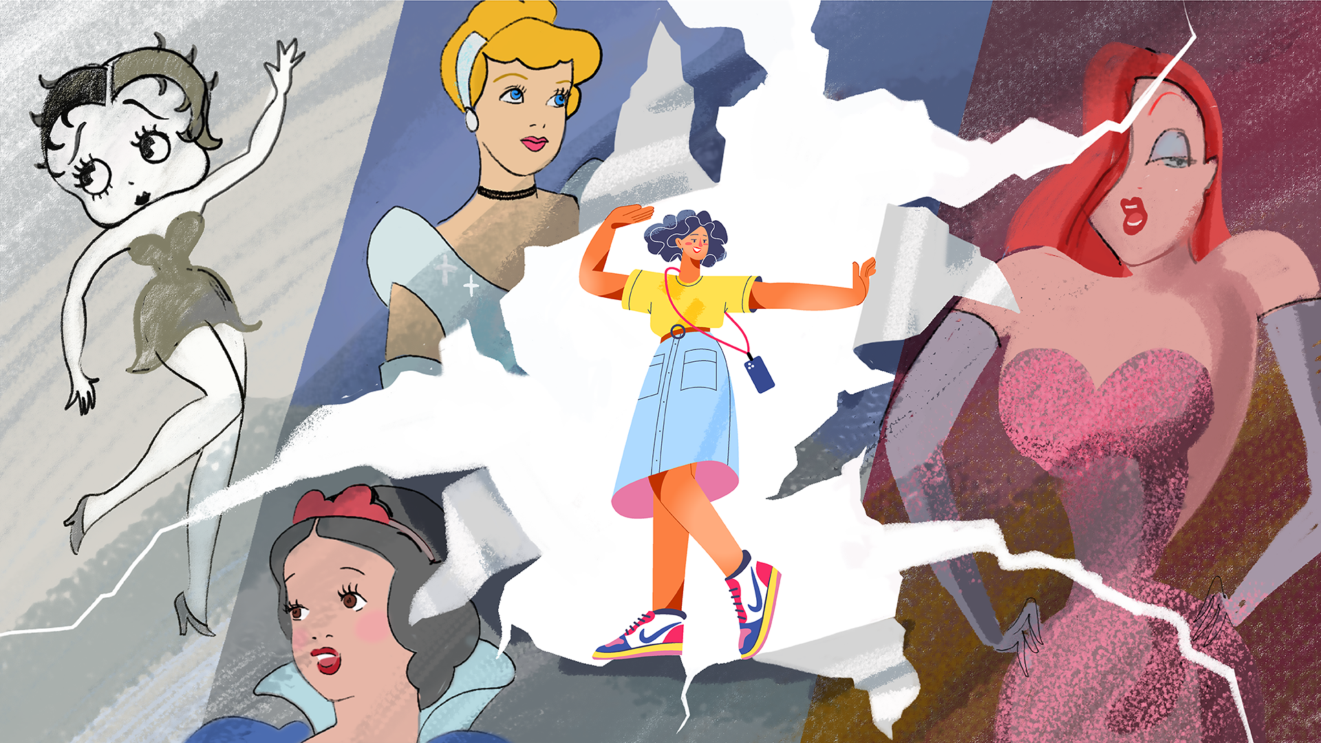 <p>The Evolution of Female Characters in Animation</p>
