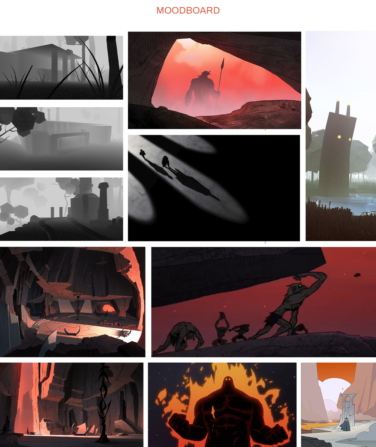 Under Fire, Above Fear” Project | Moodboard
